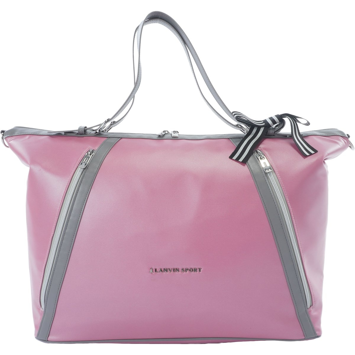 美品☆完売品　LANVIN SPORTゴルフ　ボストンバッグ　大容量 グログランリボン付きボストンバッグ レディス(ボストンバッグ)|LANVIN