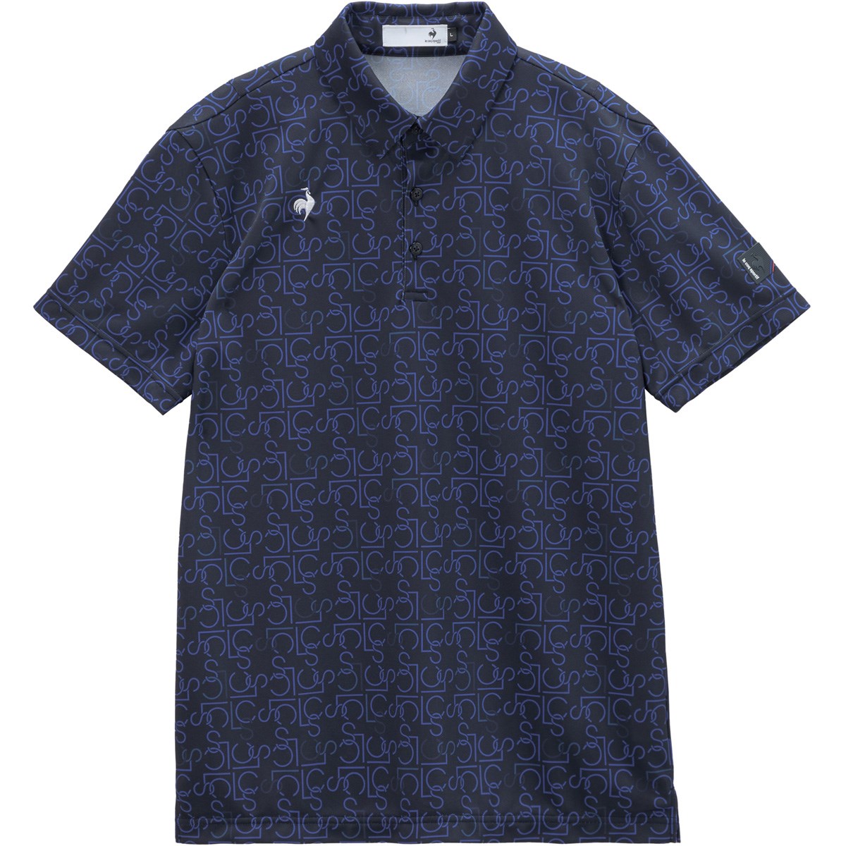 ストレッチ LCSモノグラム柄半袖ポロシャツ(半袖シャツ・ポロシャツ