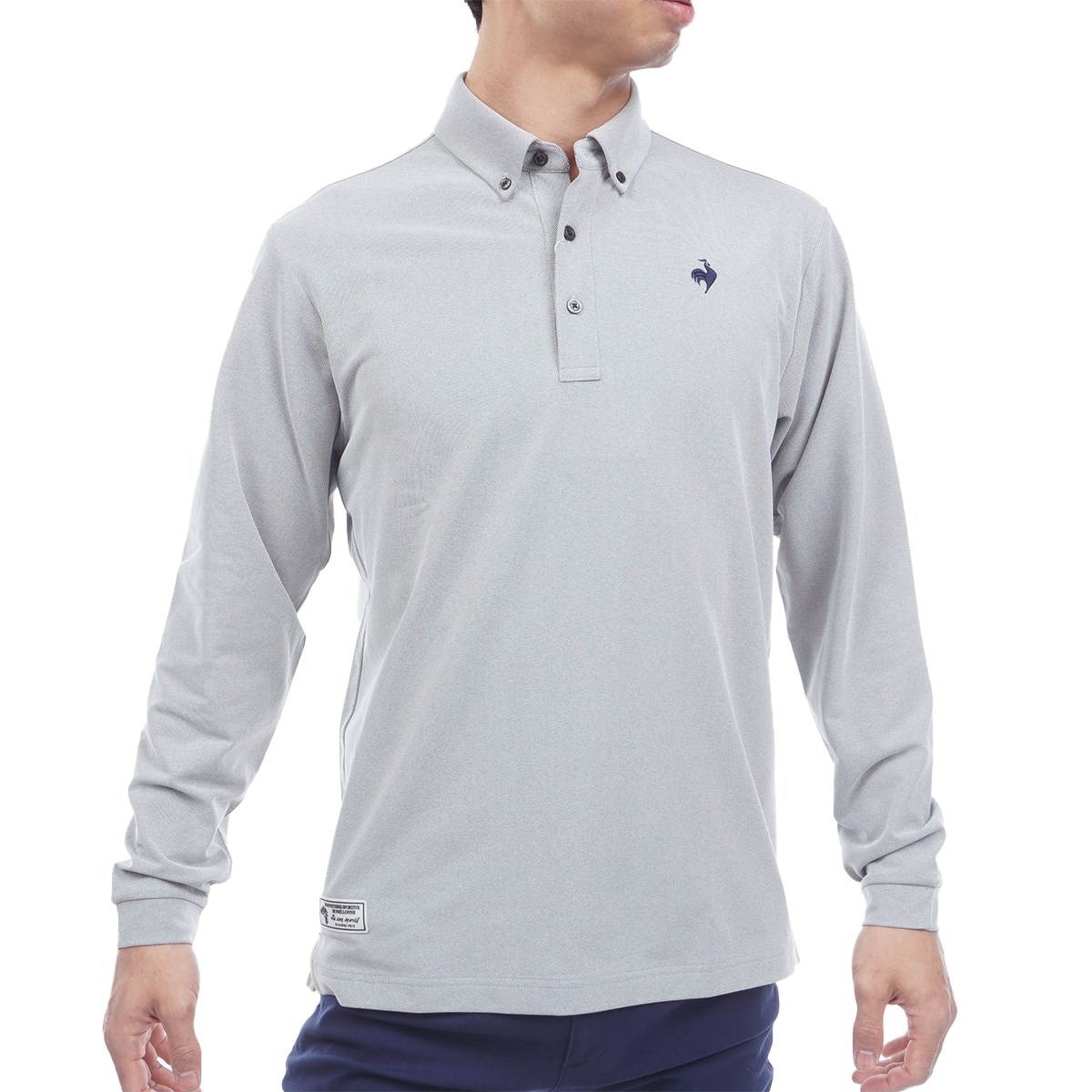 DAILY ストレッチ ボタンダウン長袖ポロシャツ(長袖シャツ・ポロシャツ