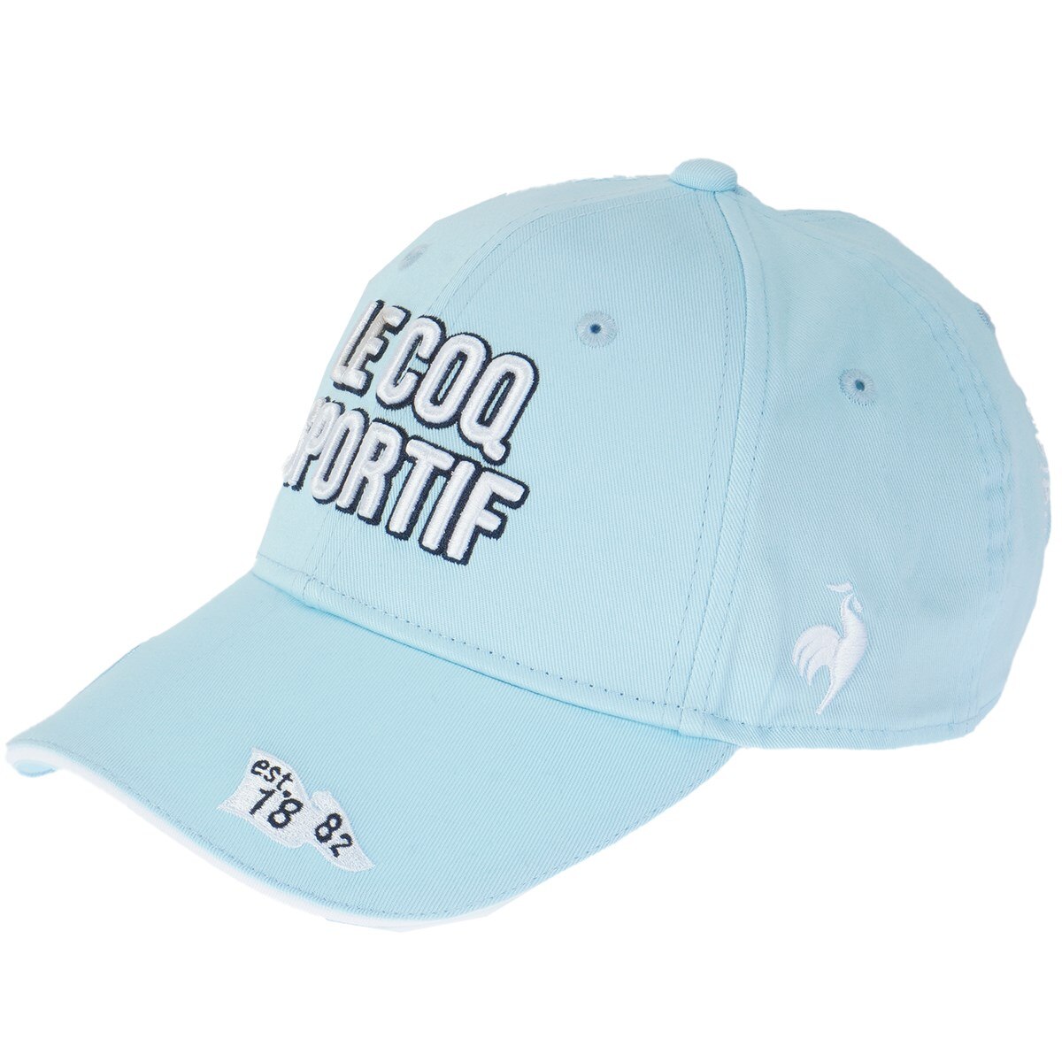 【L】ヘックティック キャップ　hectic 水色 アルペンカラー別注 ロゴキャップ レディス(【女性】キャップ)|Le coq