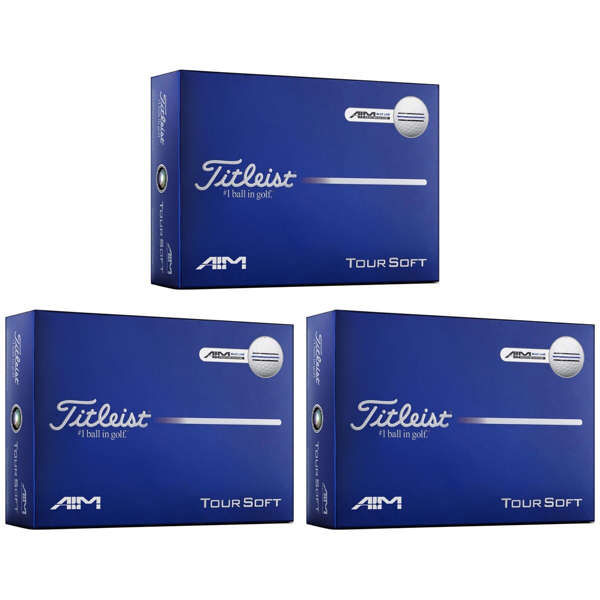 TOUR SOFT AIM BLUE ボール 3ダースセット(ボール（新品）)|TOUR SOFT