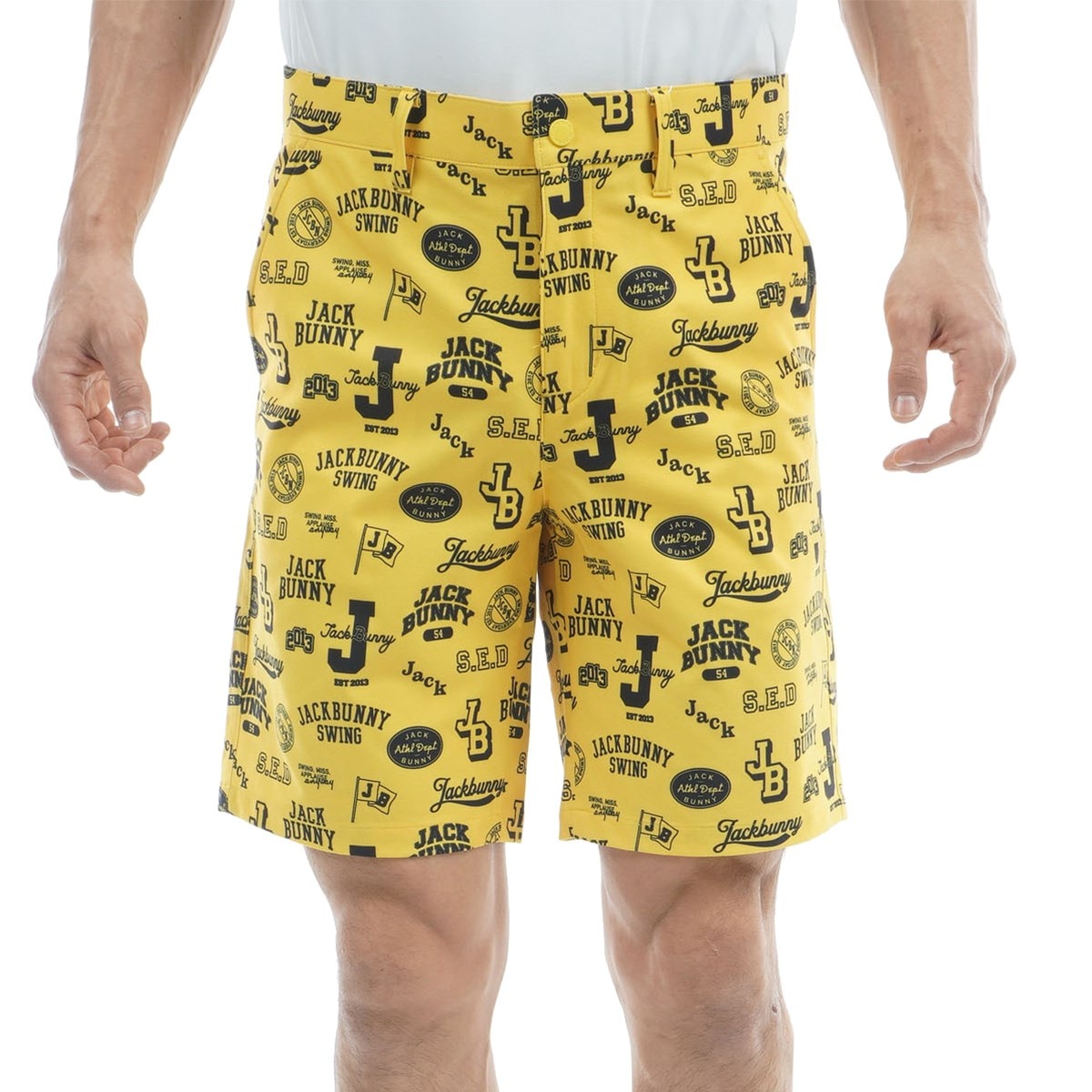 ストレッチ ロゴプリント ショートパンツ(ハーフパンツ)|Jack Bunny