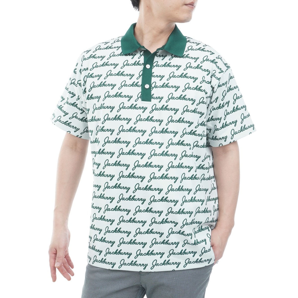 ロゴジャカード 半袖ポロシャツ(半袖シャツ・ポロシャツ)|Jack Bunny