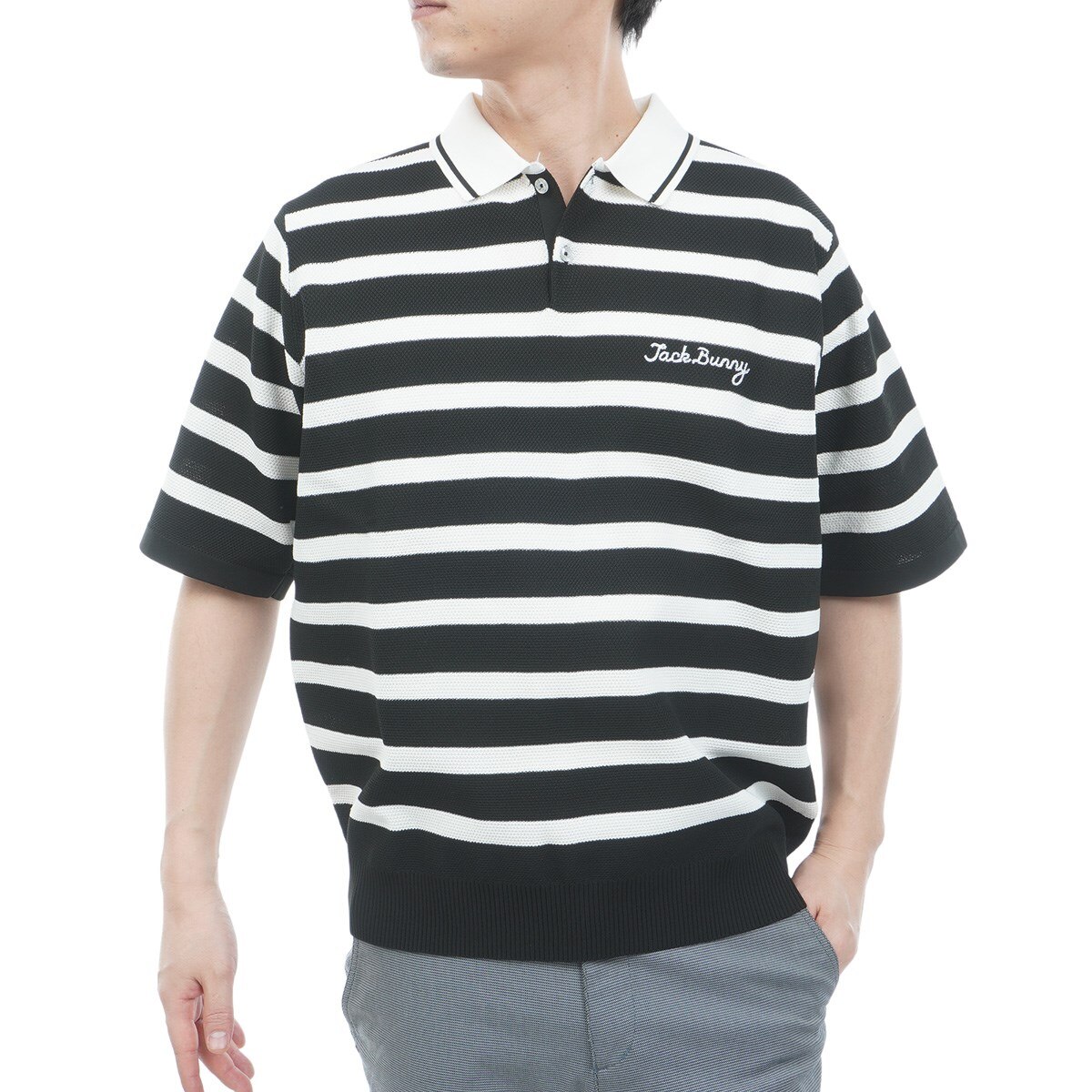 Pique Short Sleeve Knit Polo Shirt (Short Sleeve Shirts/Polo