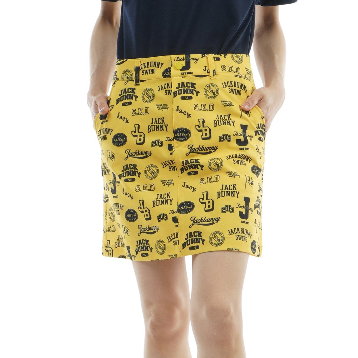 ストレッチ ロゴプリント スカート レディス(スカート)|Jack Bunny
