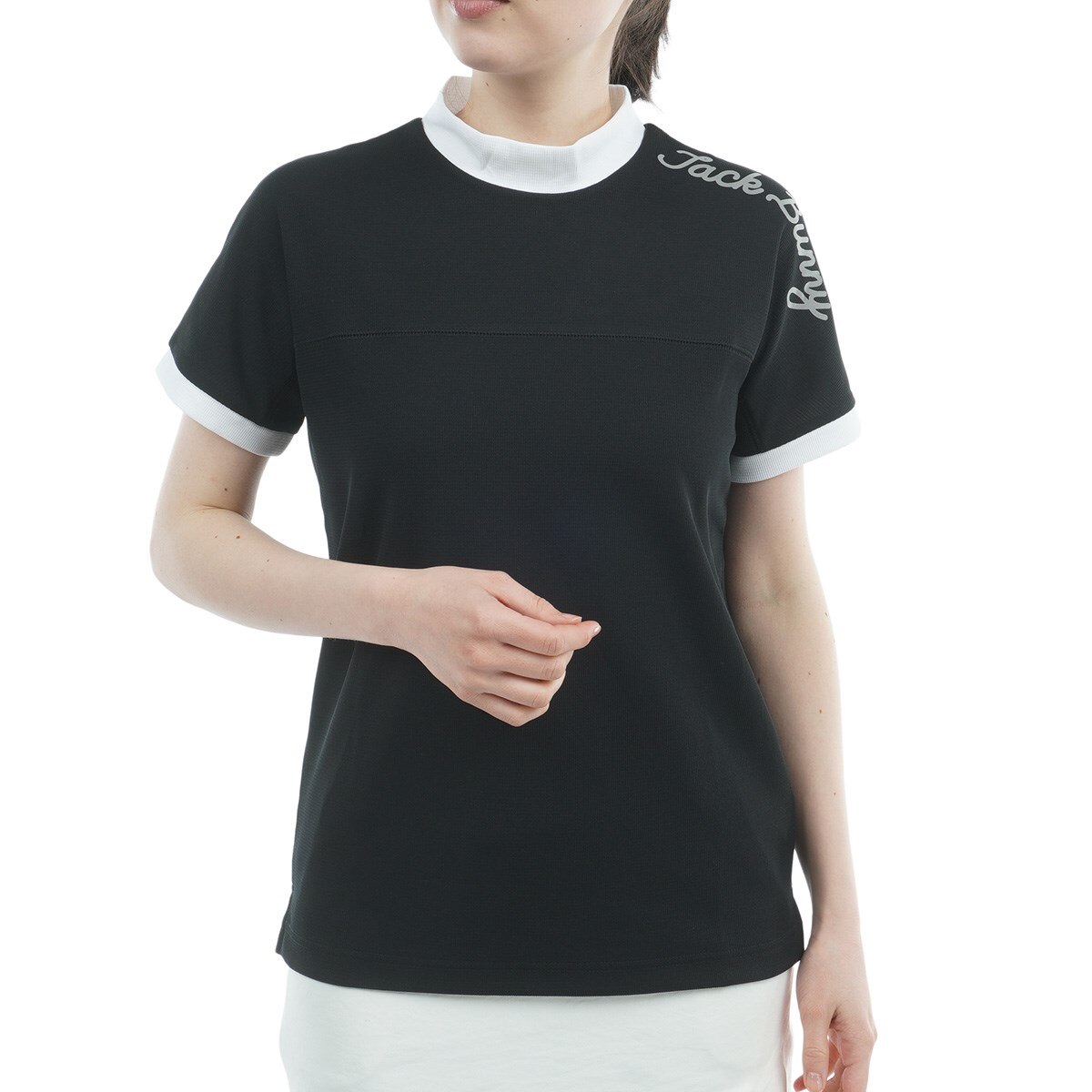 レイブロック ドライワッフル モックネック半袖シャツ レディス(半袖