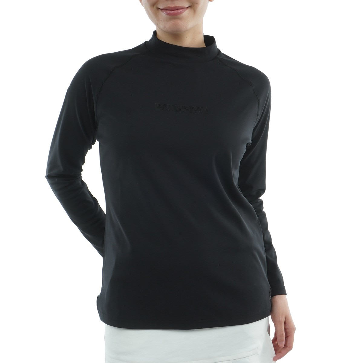 STITCHED 3Dロゴ ハイネック長袖シャツ レディス(長袖シャツ