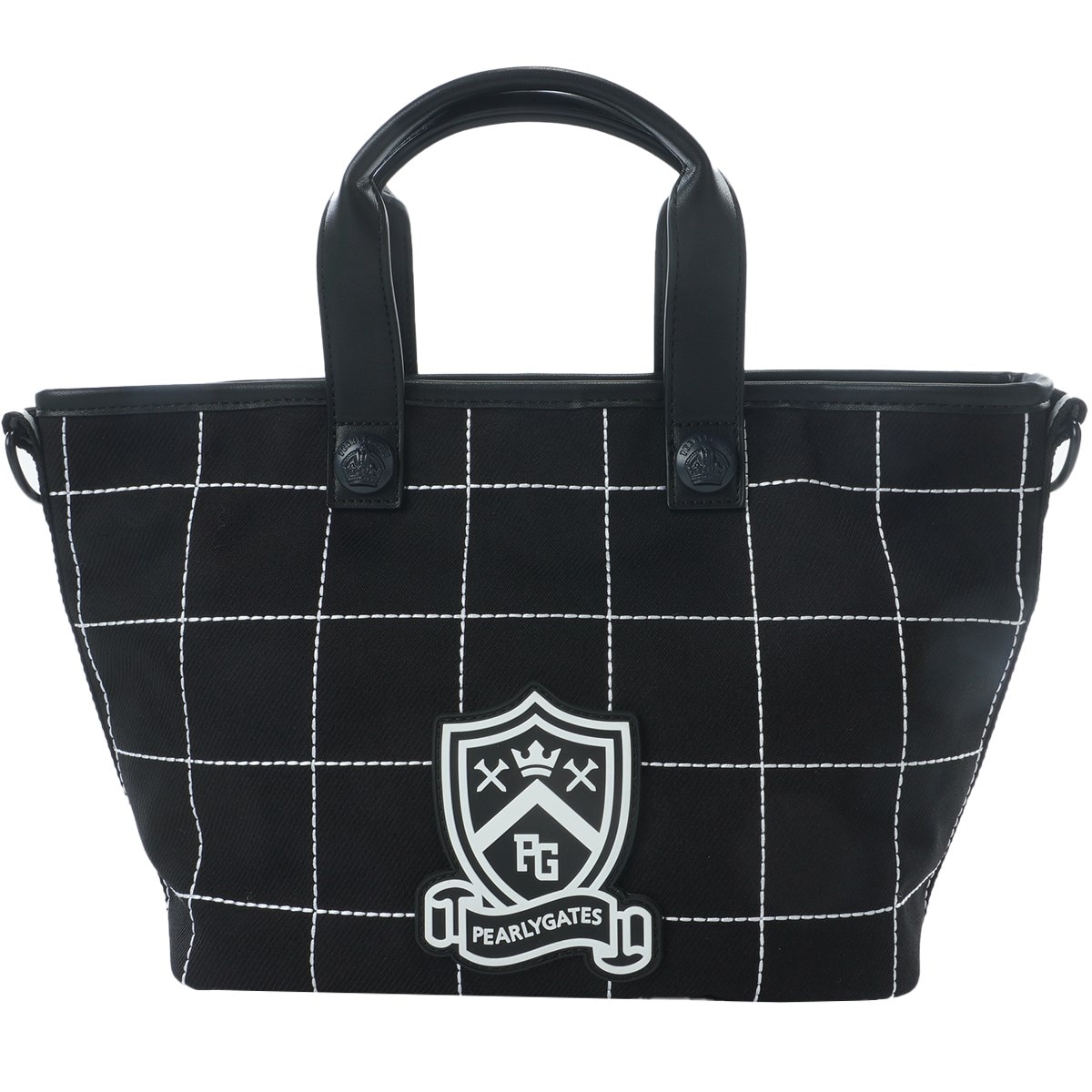 ウインドペン柄 カートバッグ(ラウンドバッグ)|PEARLY GATES(パーリー