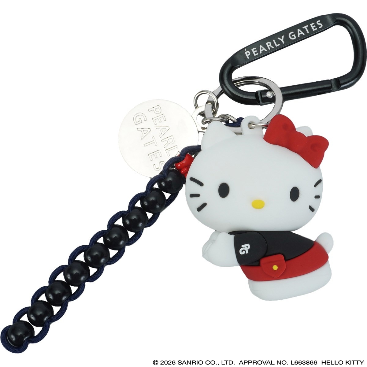 Hello Kitty×PEARLY GATES TEEホルダービーズカウンター HELLO KITTY ティーホルダー＆ビーズカウンター(その他ラウンド小物