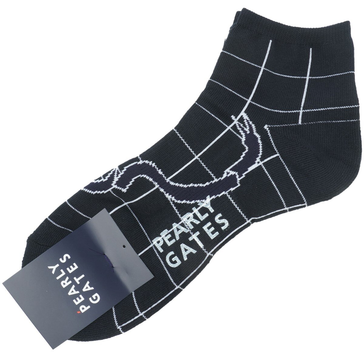 ウインドペン柄ショートソックス(靴下)|PEARLY GATES(パーリーゲイツ
