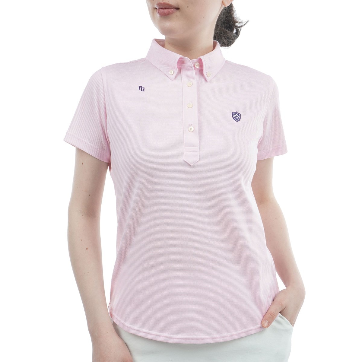 鹿の子 半袖ポロシャツ レディス(半袖シャツ・ポロシャツ)|PEARLY