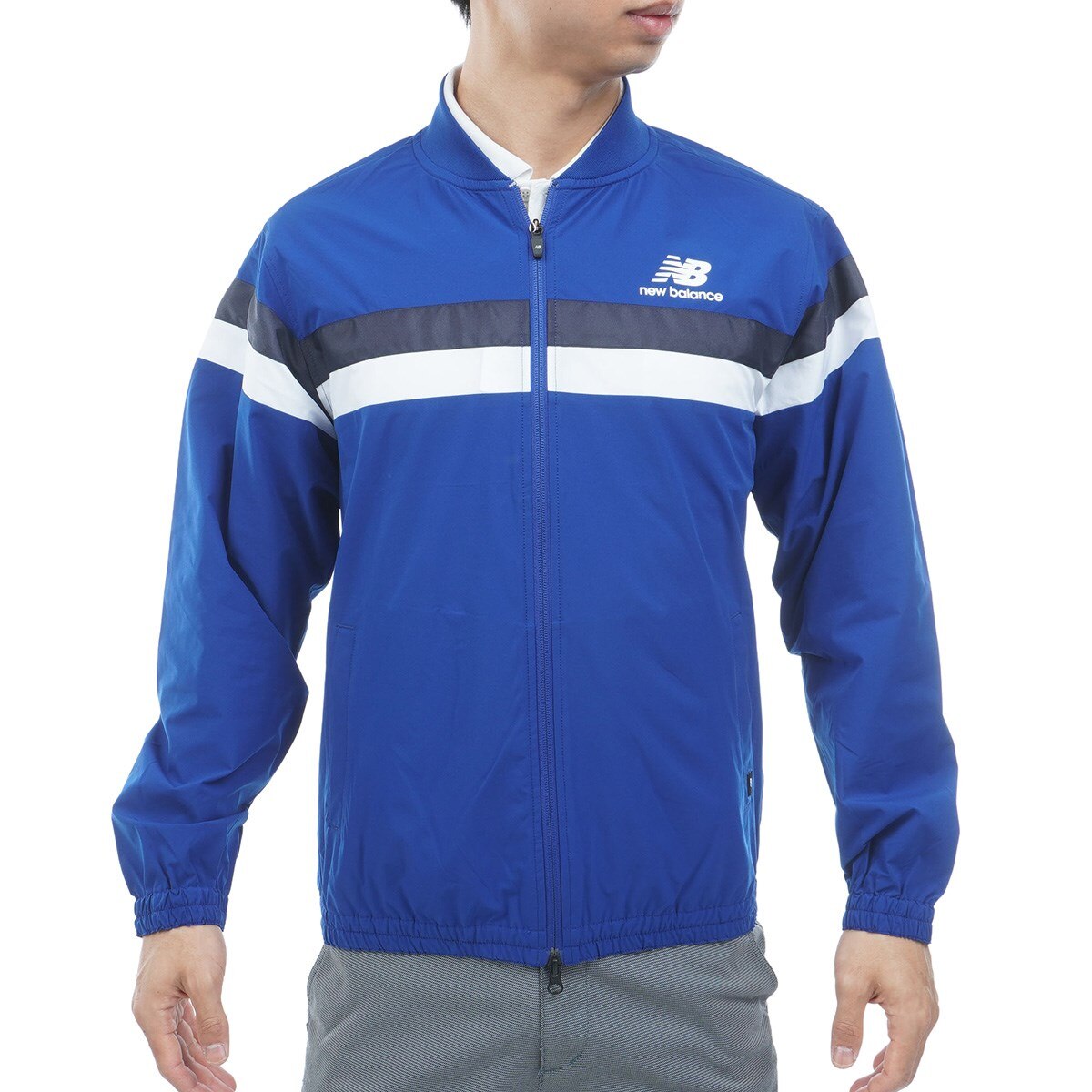 ストレッチ マットタフタ フルジップブルゾン(アウター(ブルゾン