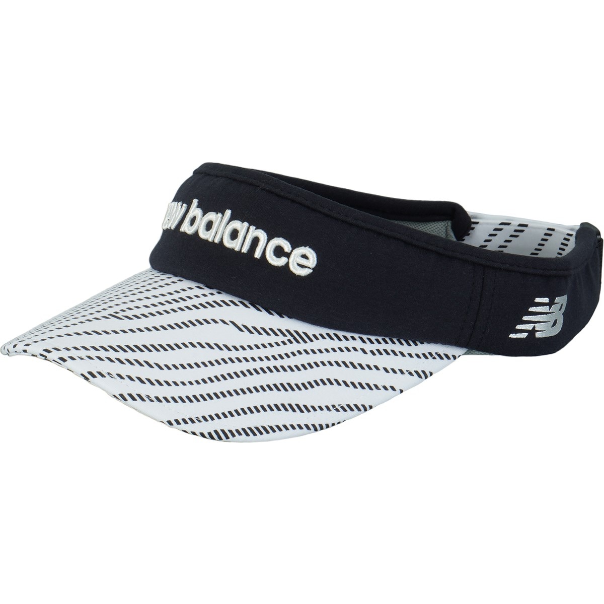 ダンボール×ストライプゼブラプリント サンバイザー レディス(【女性