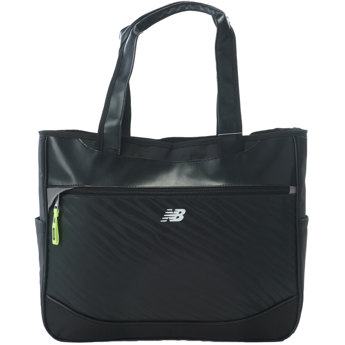 シンセティックレザー×トーナルゼブラプリント ロッカーバッグ