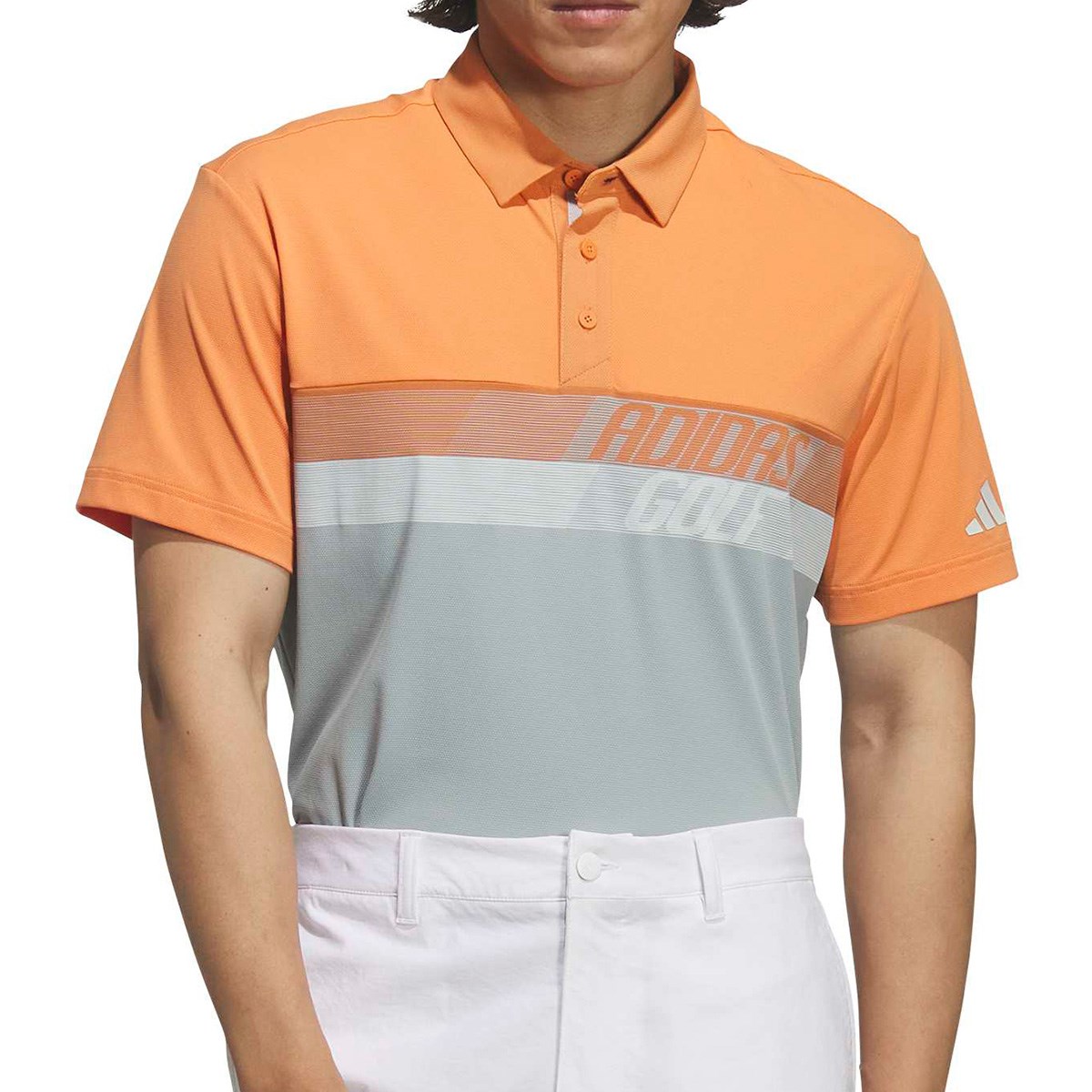 ストレッチ TWISTKNIT カラーブロック ボタンダウン 半袖ポロシャツ