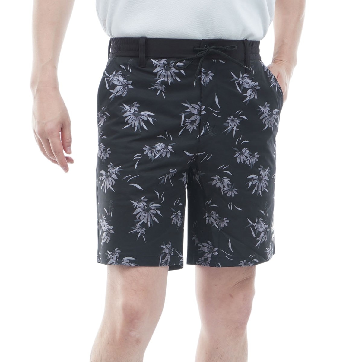 QUIKSILVERコラボ ストレッチ 花柄サーフショートパンツ(ハーフパンツ