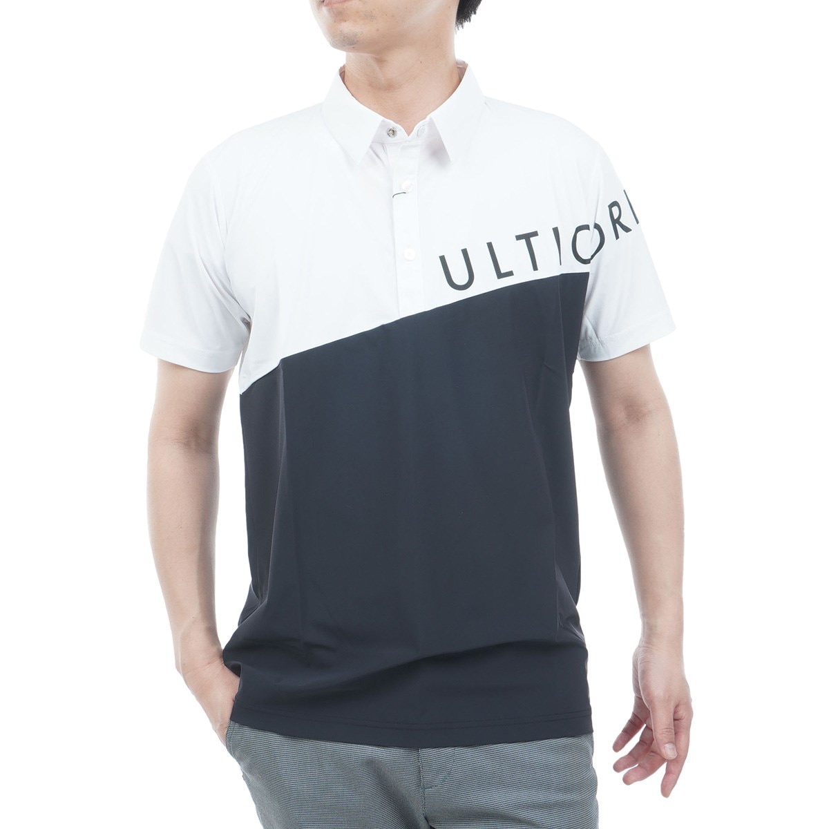 4Dimotion Fit Split ラグランスリーブ ストレッチ 半袖ポロシャツ