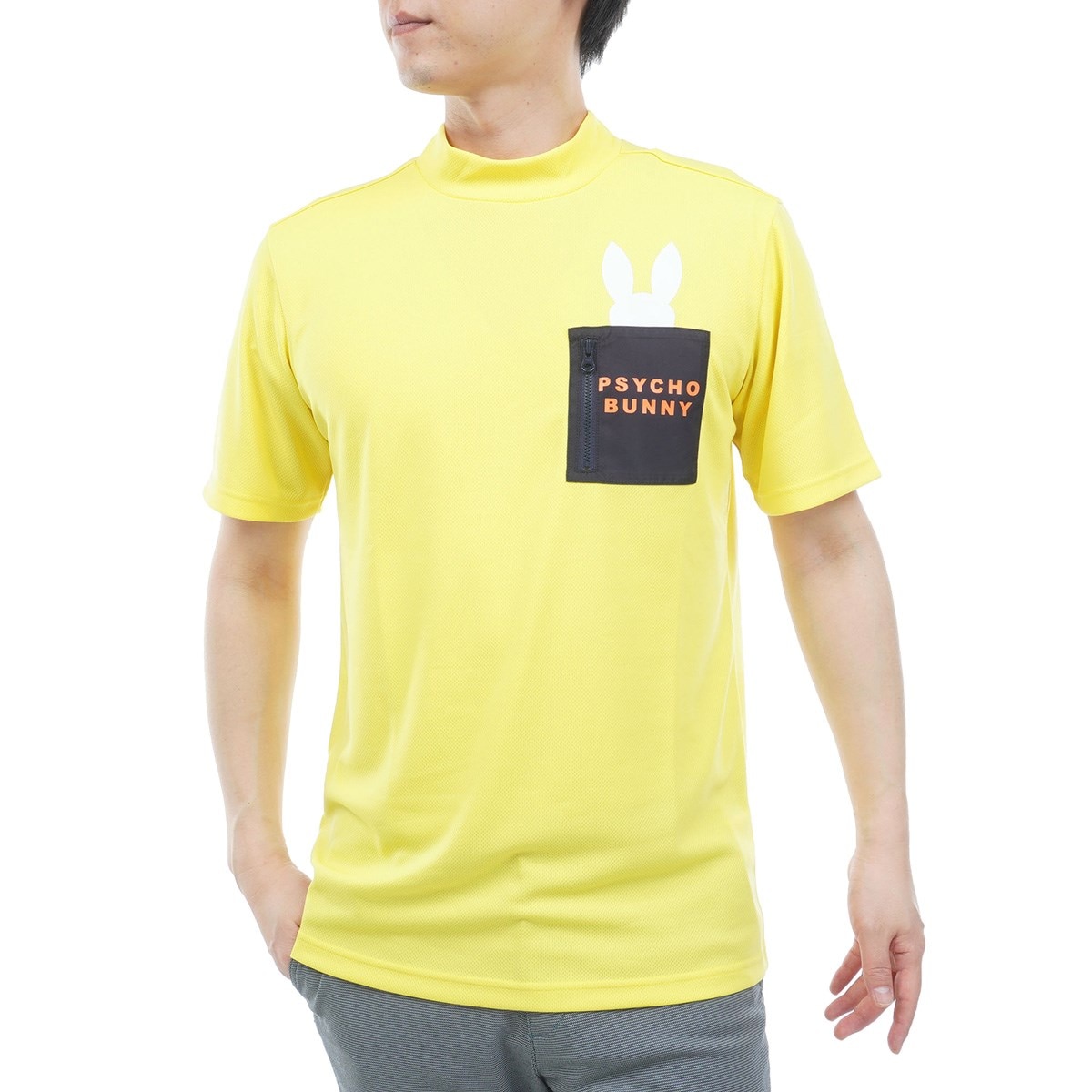 GOLF ポケットバニー モックネック半袖Tシャツ(半袖シャツ・ポロシャツ