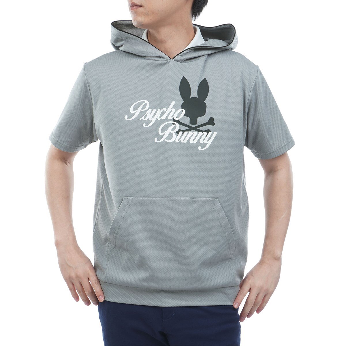 GOLF ラインモチーフ PBグラフィック半袖パーカー(中間着(セーター