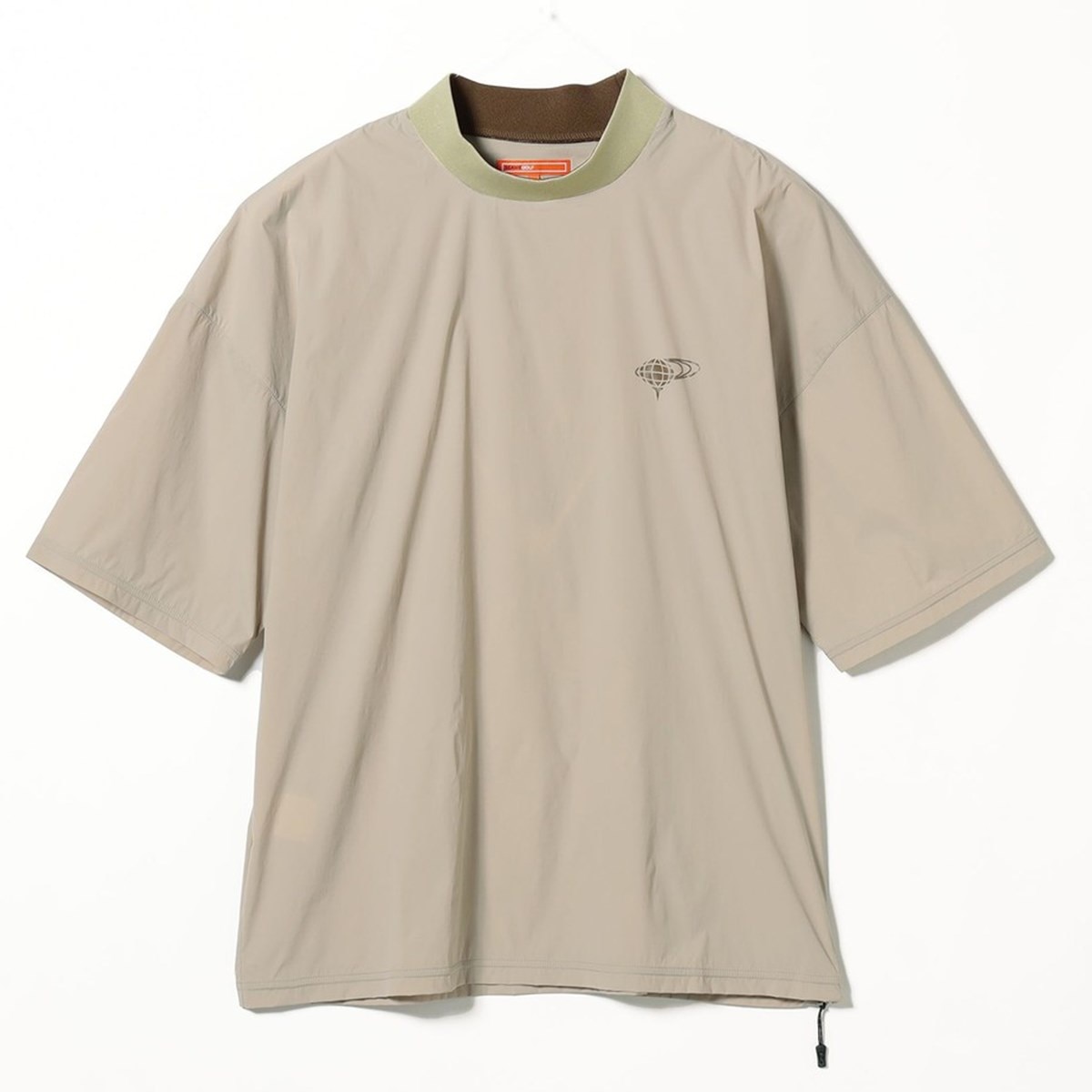 ORANGE LABEL ストレッチ ショートスリーブ モックネック ピステ