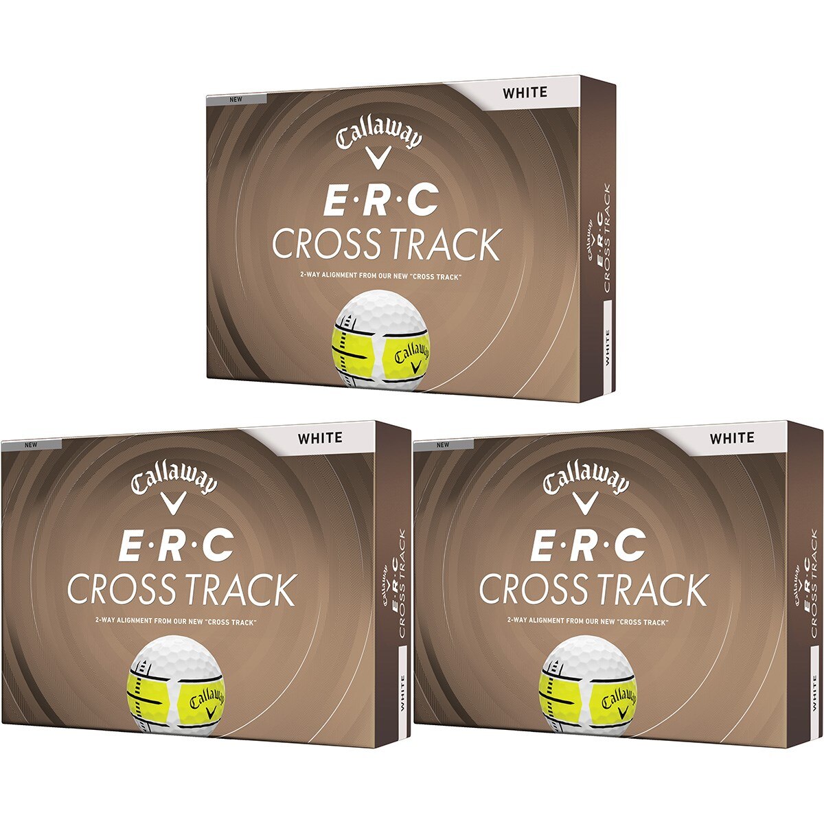 ERC CROSS TRACK 3 Dozen Set (New Golf Balls) | E・R・C (Callaway