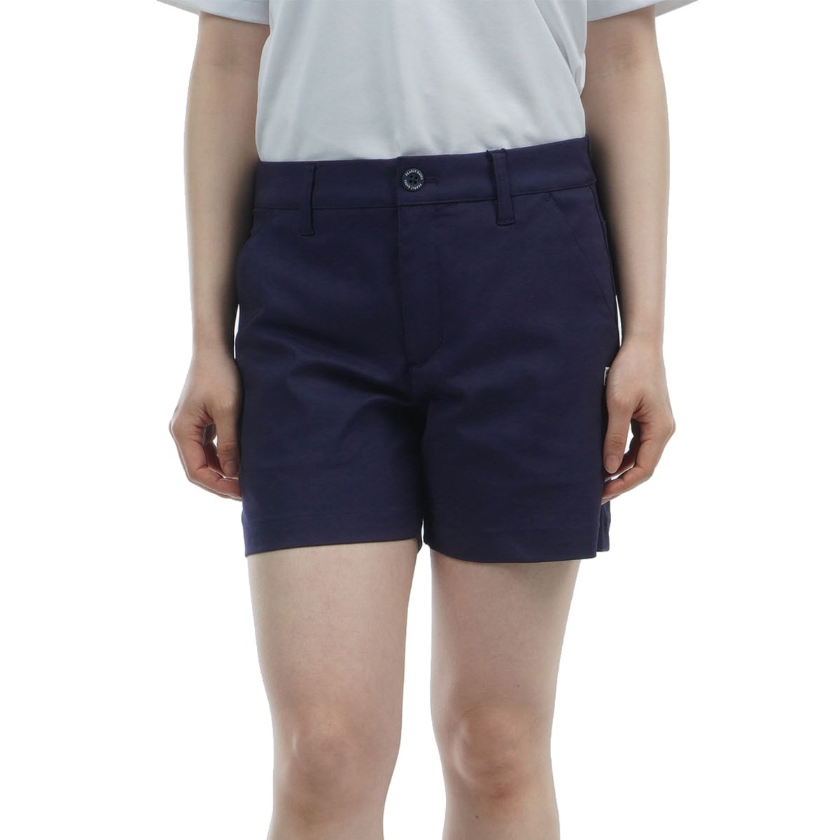 パーリーゲイツ　ハーフパンツ　ストレッチ　ロゴ　89　Dカン　ネイビー　サイズ5 パーリーゲイツ ハーフパンツ ストレッチ ロゴ 89 Dカン ネイビー