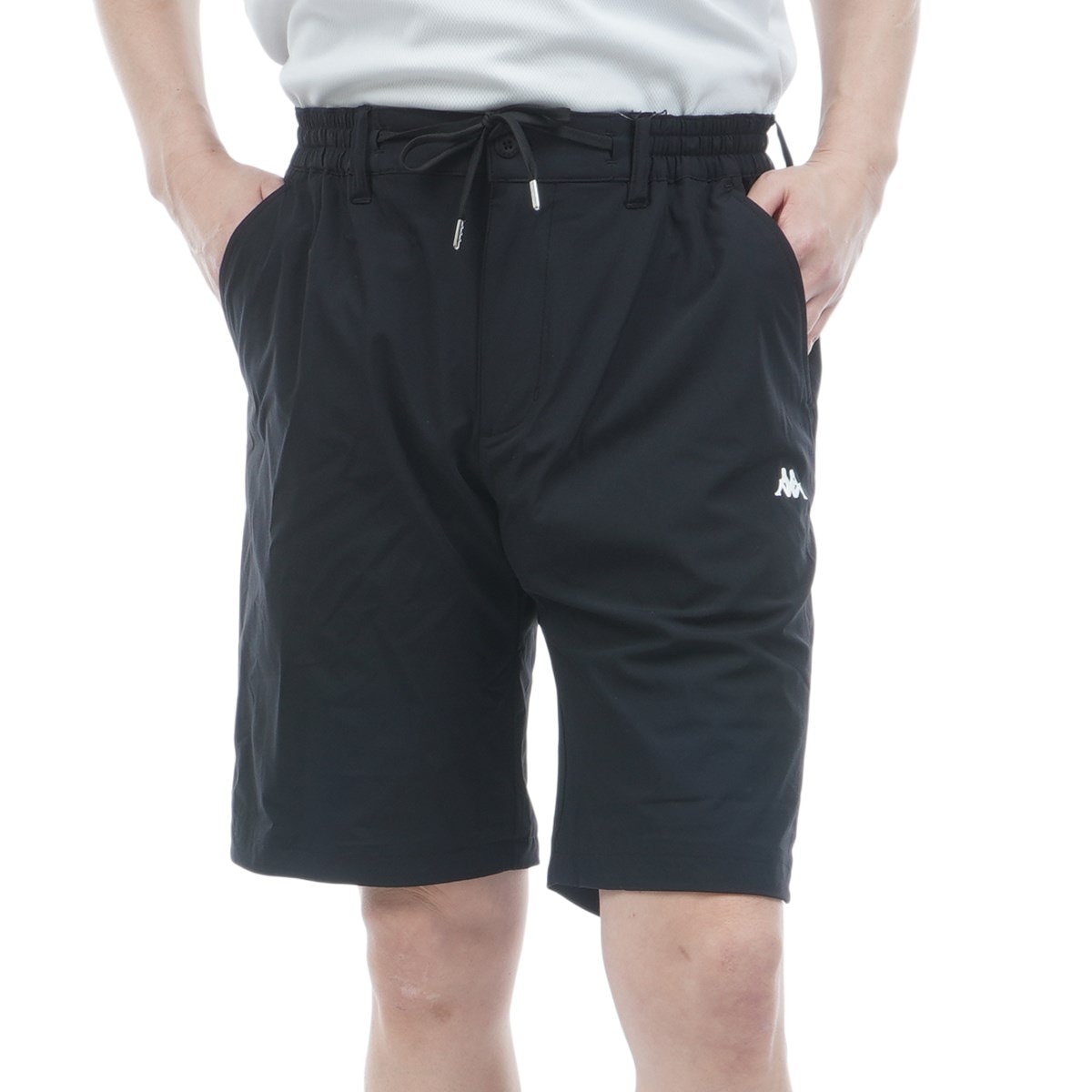 RLX ハーフ パンツ ゴルフ ウェア ブラック 黒 ストレッチ 冷感 ストレッチ 冷感素材ハーフパンツ(ハーフパンツ)|Kappa(カッパ) 616305