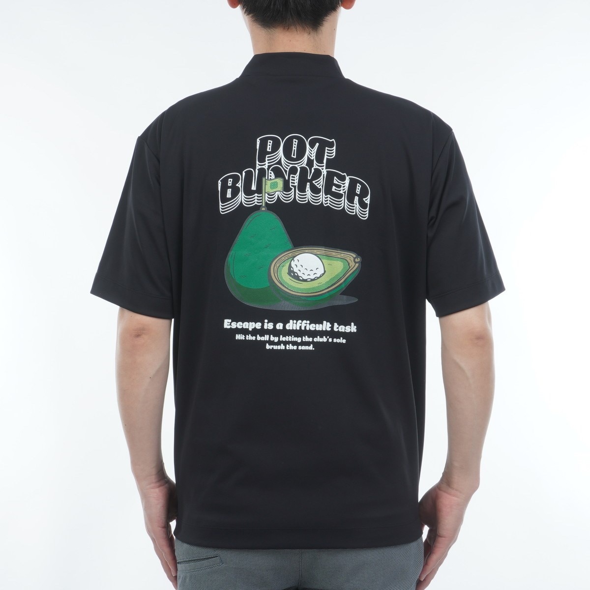 POT BUNKER 半袖モックネックシャツ(半袖シャツ・ポロシャツ)|B by