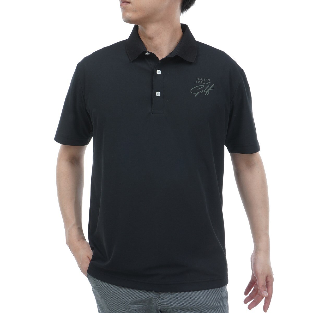 UNITED ARROWS Golf ボタン付きポロシャツ L UNITED ARROWS LTD. OUTLET｜メンズ ヘンリーネック シャツ | Rakuten
