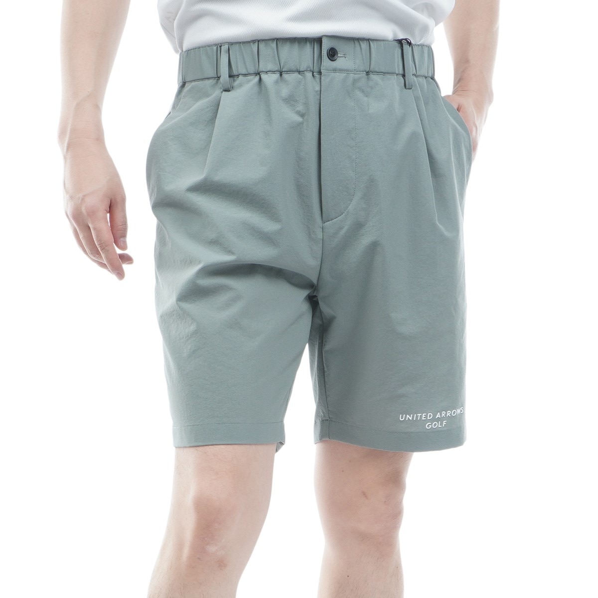 ストレッチ メッシュ ワンタックハーフパンツ(ハーフパンツ)|UNITED