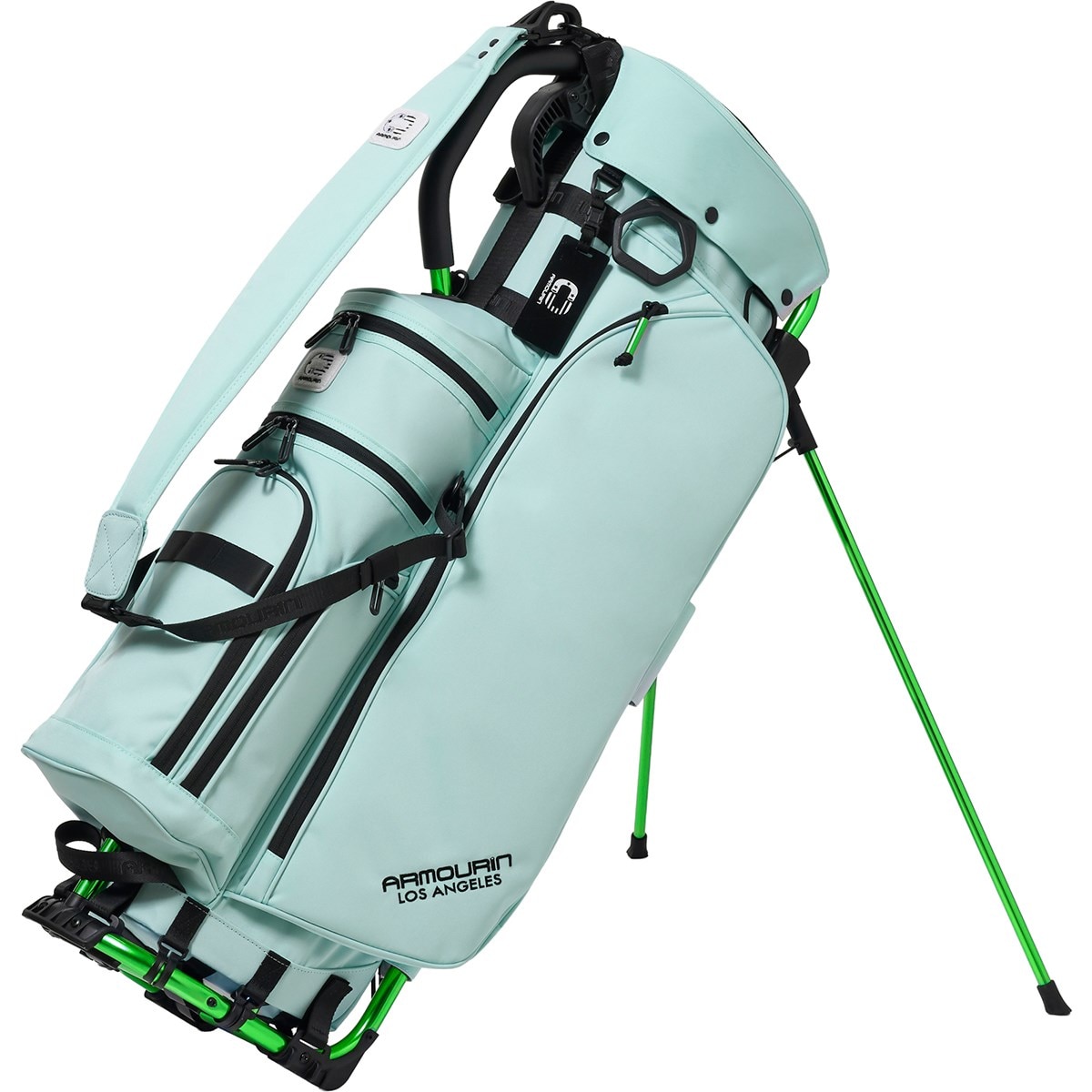 PRO MODEL 9.0 GREEN FRAME スタンドキャディバッグ(【男性】キャディ