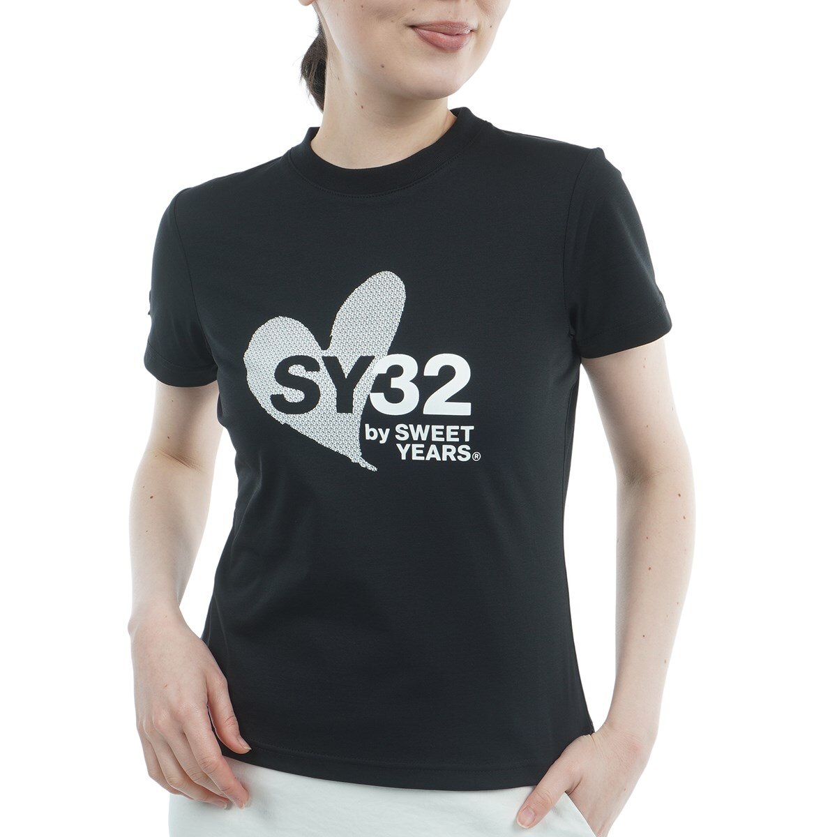 Heart Mix Logo Short Sleeve T-Shirt Women's (Short Sleeve Shirt