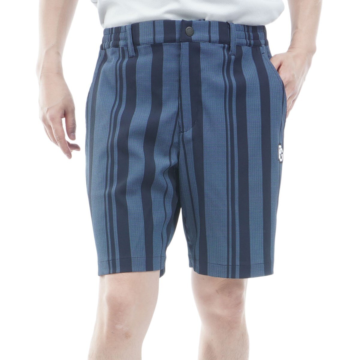 ストライプ ストレッチドビー ショートパンツ(ハーフパンツ)|PEARLY