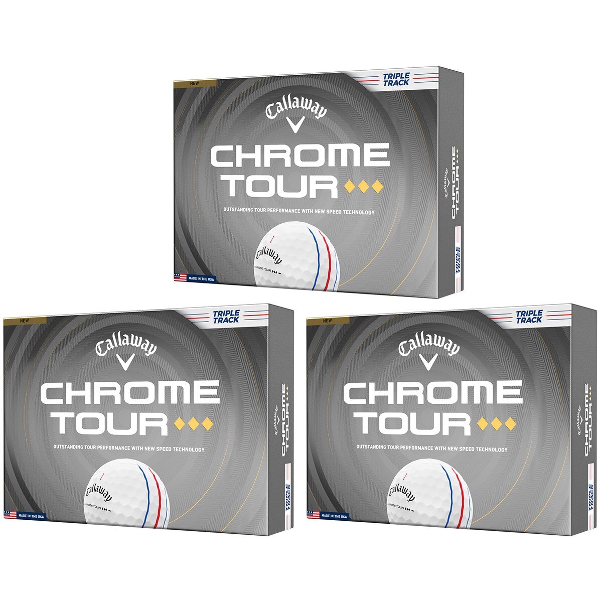 CHROME TOUR ◇◇◇ トリプル・トラック ボール 3ダースセット(ボール