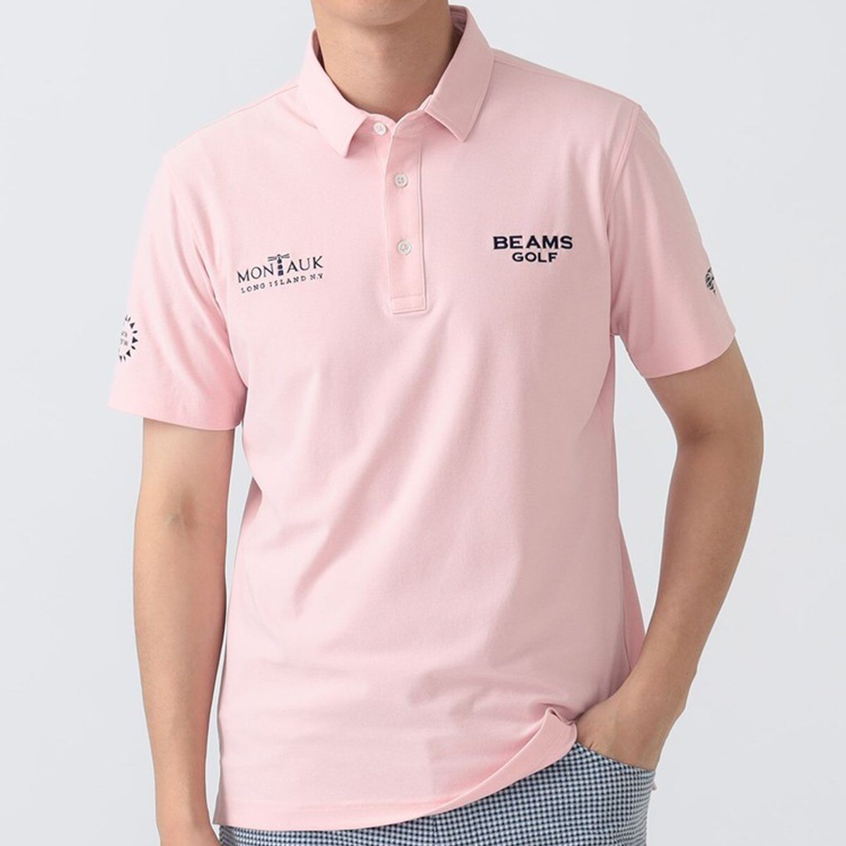 BEAMS GOLF PURPLE LABEL アーガイル ストレッチポロシャツ 【公式通販】