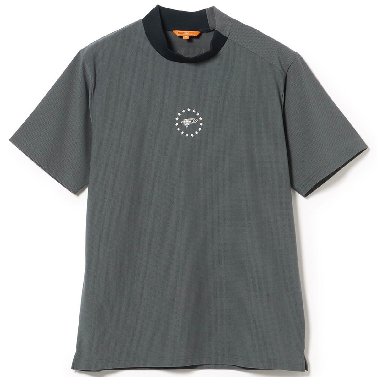 beams　golf　半袖モックネックシャツ ORANGE LABEL フレックスドライ 襟切り替え モックネックシャツ(半袖