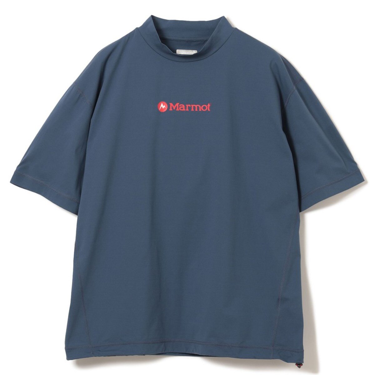 別注 Marmot ハイテンションラッシュガード モックネックシャツ(半袖