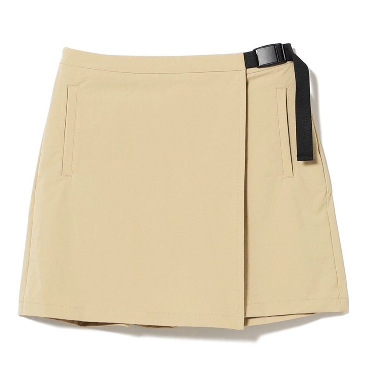 ORANGE LABEL ベルテッド 撥水 ストレッチ ラップキュロット レディス
