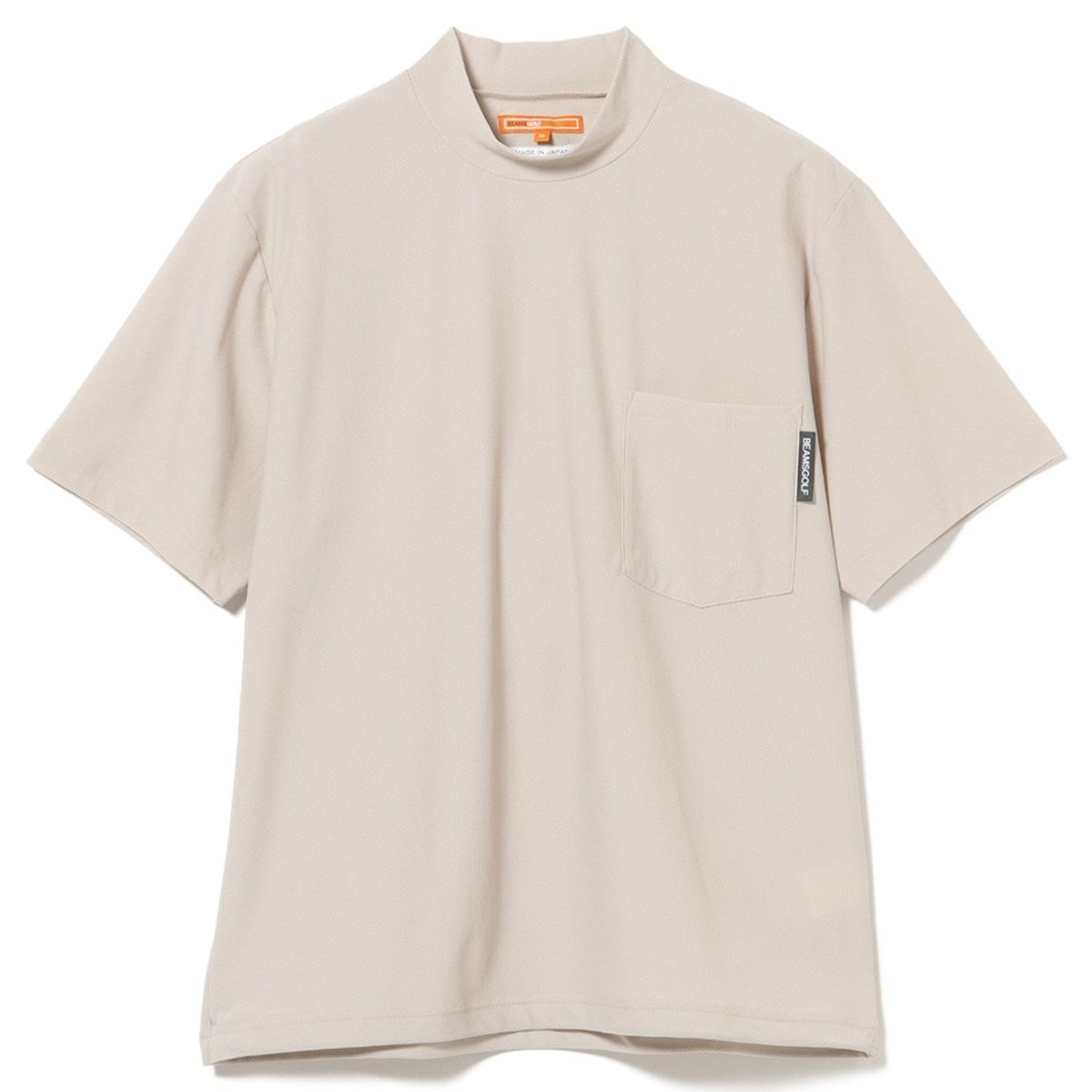 ORANGE LABEL ナイロン メッシュ モックネックシャツ(半袖シャツ