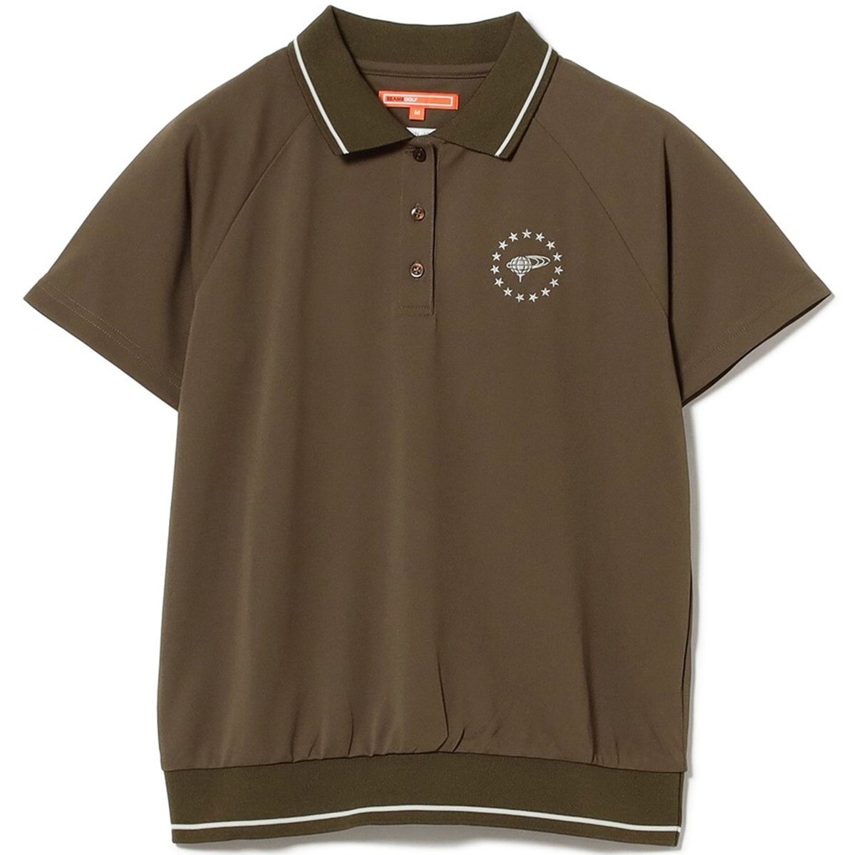 ORANGE LABEL ストレッチ 裾リブ ポロシャツ（吸水速乾・UVカット