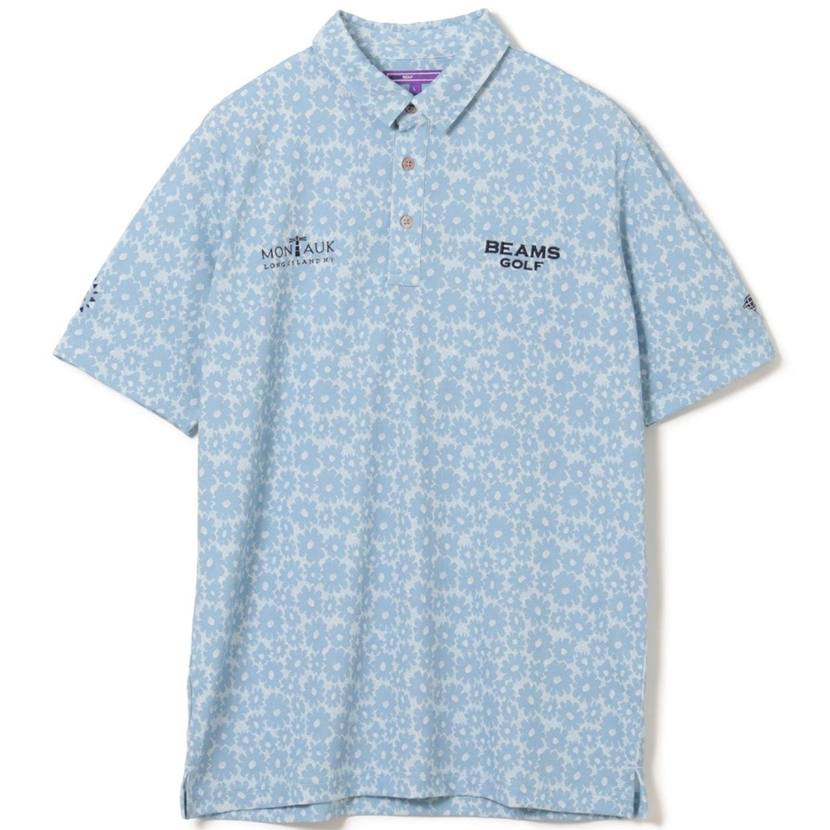 PURPLE LABEL MONTAUK シャドー フラワープリント シャツ(半袖シャツ