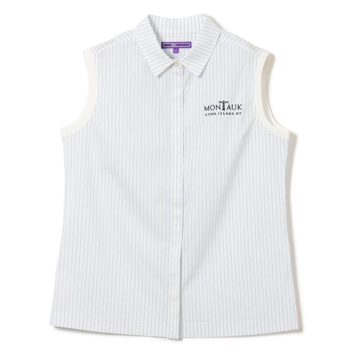 PURPLE LABEL MONTAUK ノースリーブ シャツ レディス(半袖シャツ