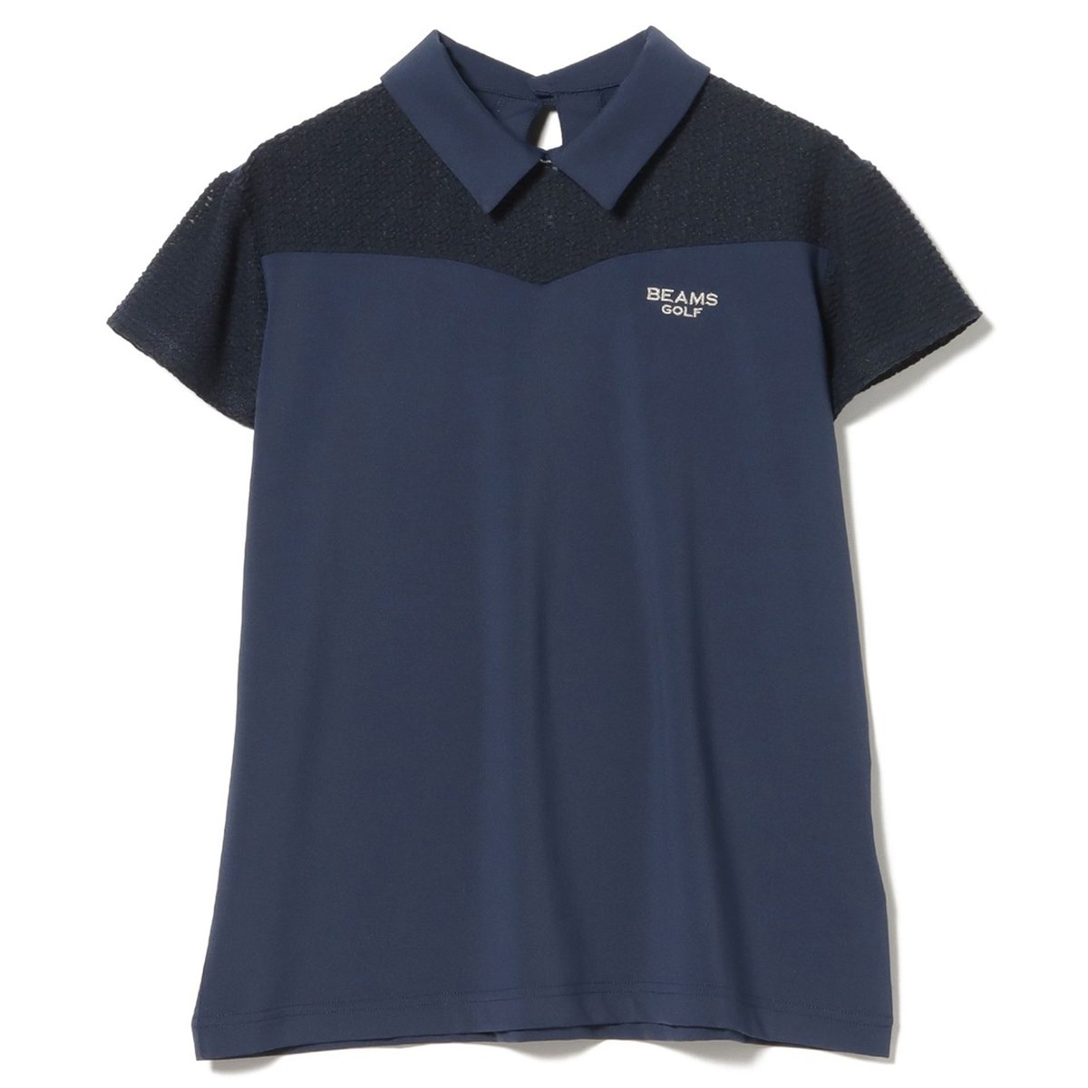 PURPLE LABEL レース 切替 ポロシャツ レディス(半袖シャツ