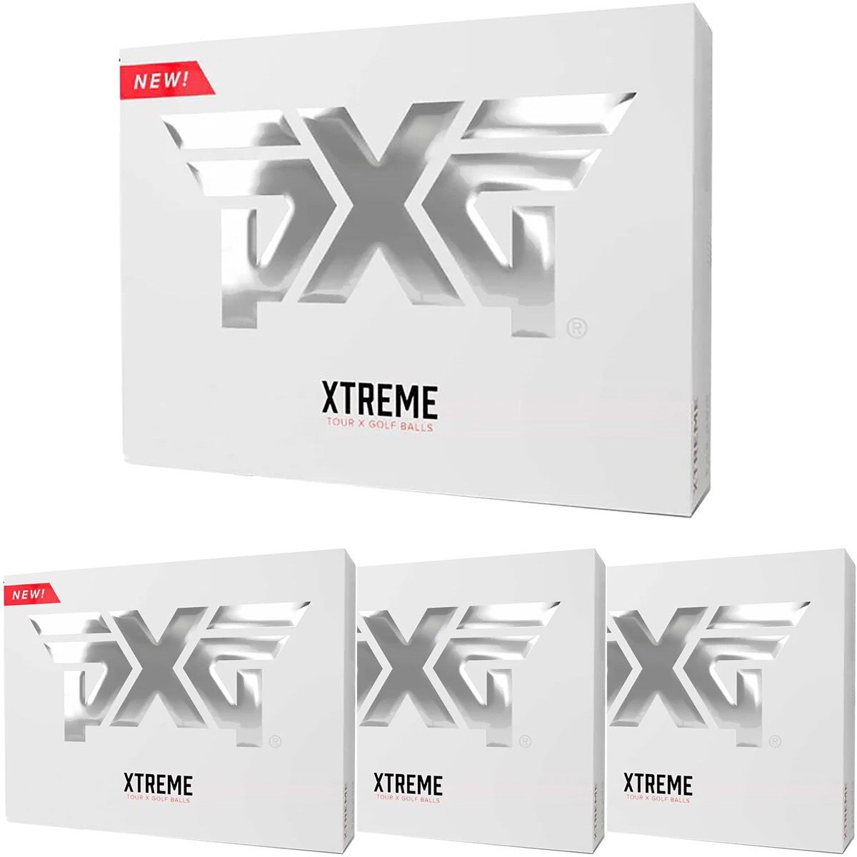 Xtreme Tour X ゴルフボール 4ダースセット(ボール（新品）)|PXG(ピー