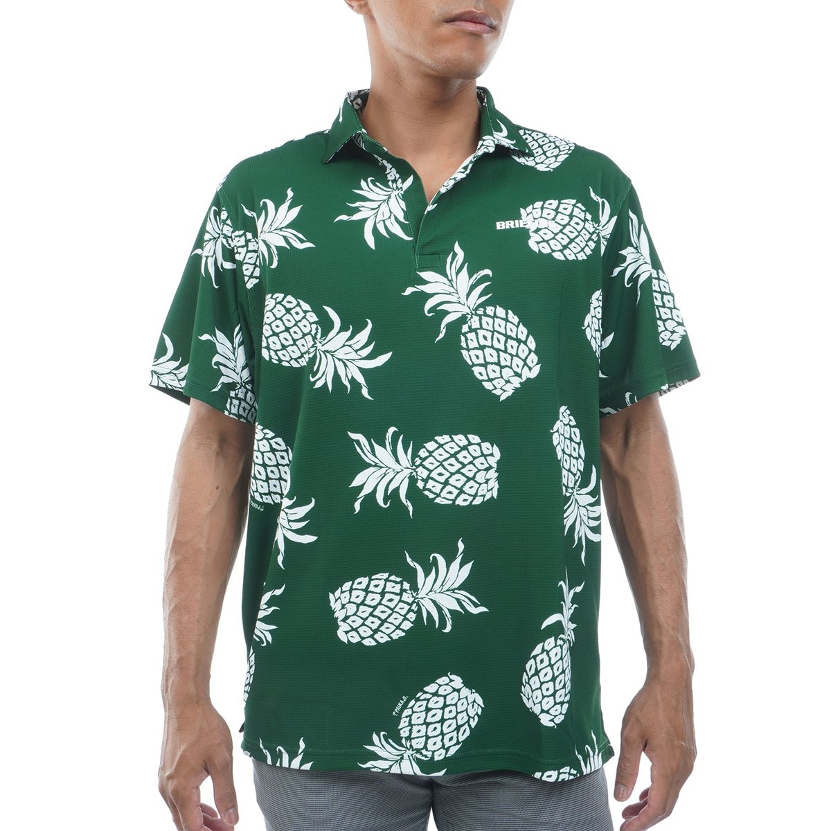 PAIKAJI HAPPY PINEAPPLE スキッパー半袖シャツ(半袖シャツ