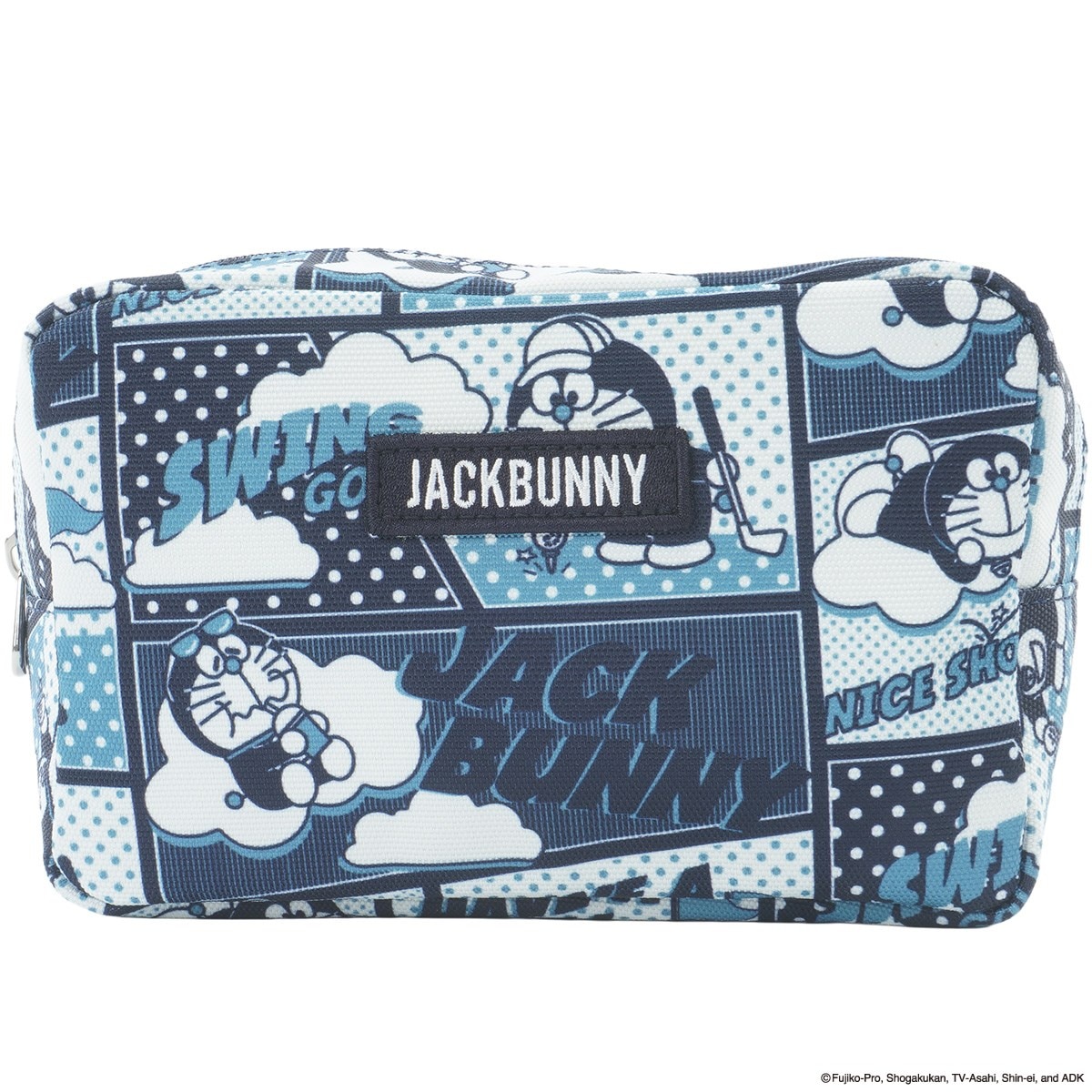 ジャックバニー Jack Bunny!! ドラえもん 総柄プリント クラブケース