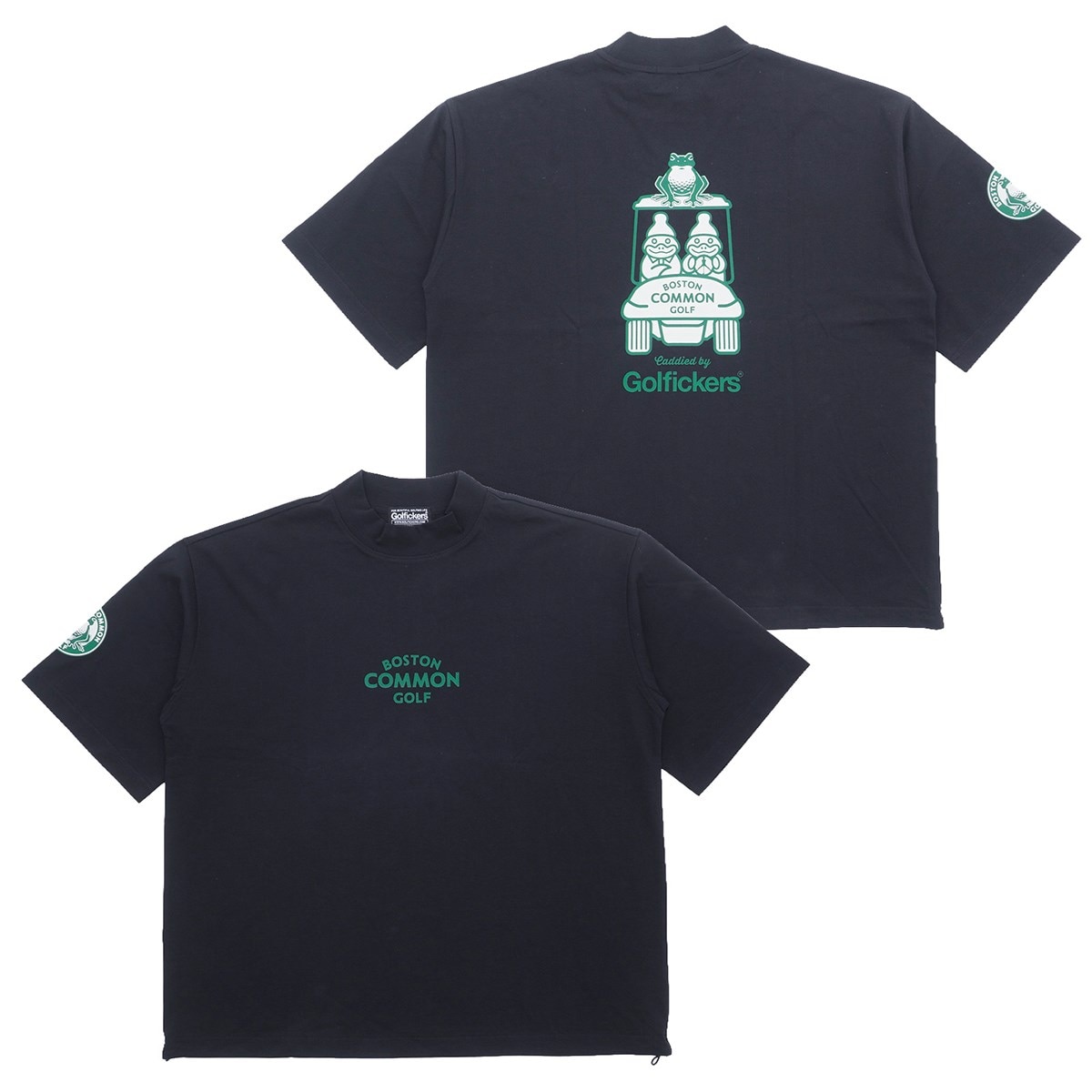 Boston Common Golf×Golfickers 半袖モックネックシャツ(半袖シャツ