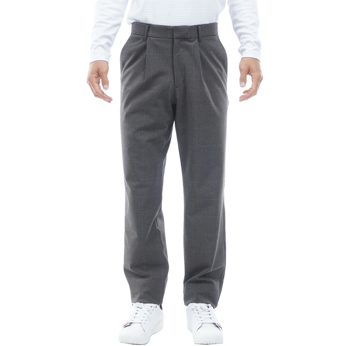 ストレッチツイード テーパードワンタックパンツ(ロングパンツ)|TOMMY