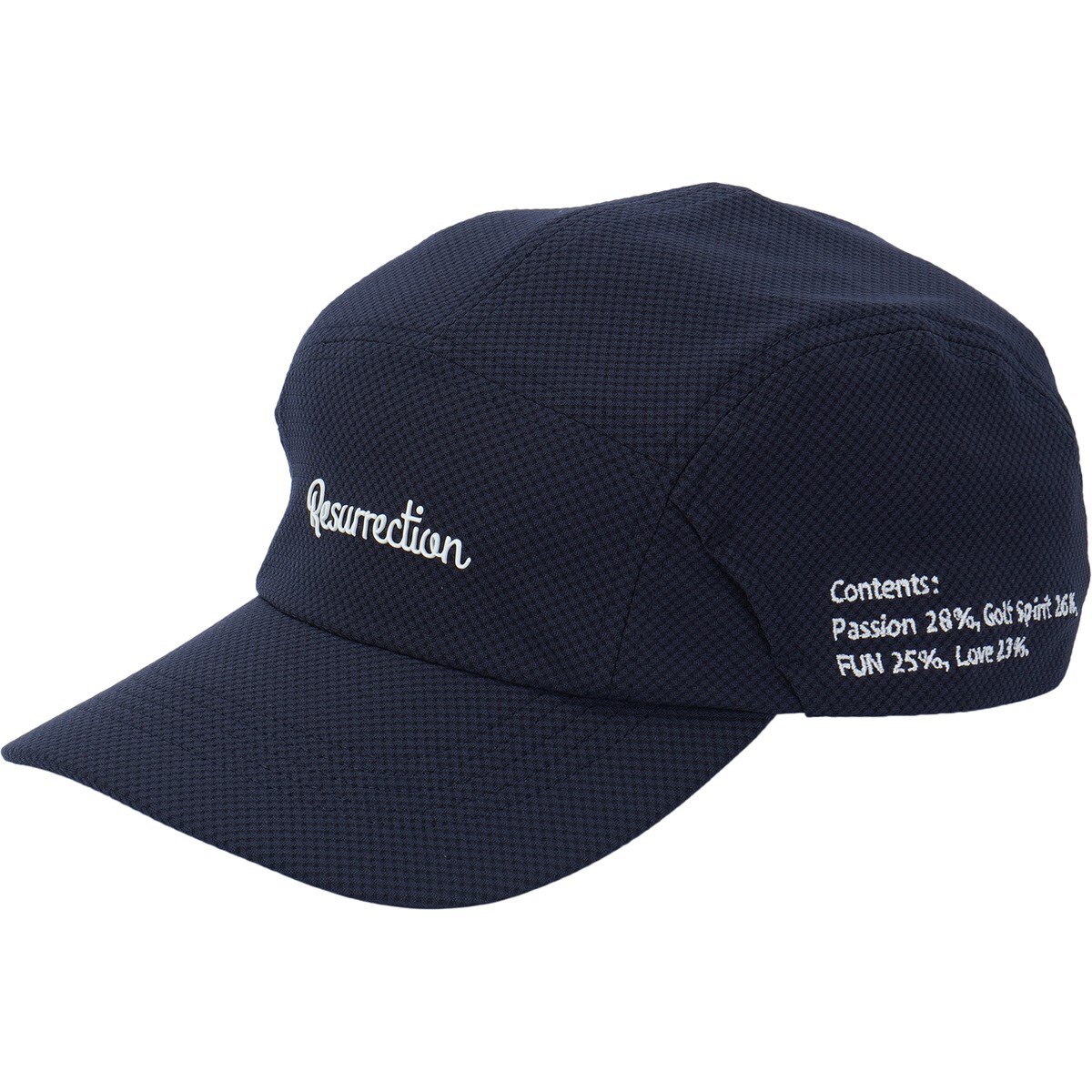 【新品】レザレクション　キャップ　黒 ストレッチ ジェットキャップ(【男性】キャップ)|Resurrection