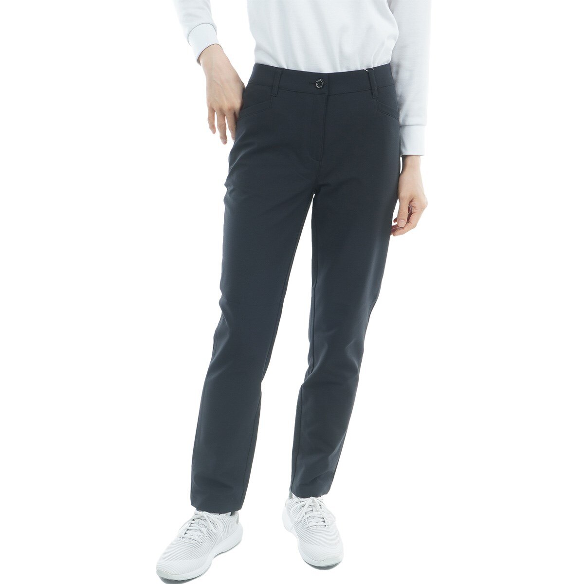 ストレッチ 美シルエットフルレングスパンツ レディス(ロングパンツ